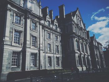 Low angle view of building against sky