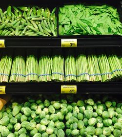 Full frame shot of vegetables for sale in market