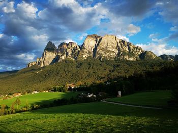 Scenic view of landscape against sky