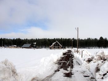 Snow covered landscape