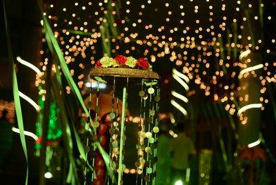 Close-up of christmas decoration