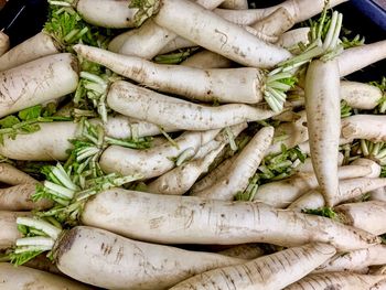 High angle view of vegetables