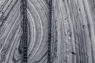 Texture of natural, raw salt in an underground salt mine, turda salt mine, romania