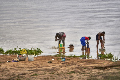 People on beach