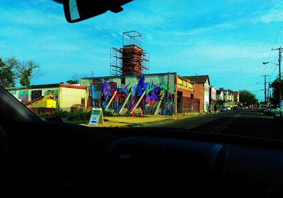 View of buildings in city