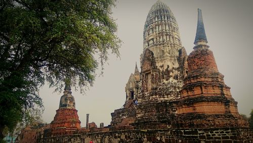 Low angle view of a temple