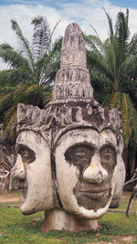 Statue of palm trees
