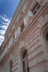 Low angle view of historical building