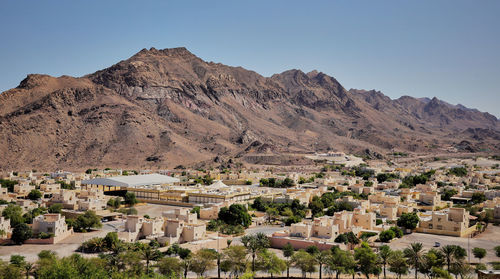 Hatta, situated on the rugged hajjar mountains 