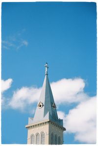 Low angle view of building against sky