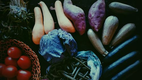 Close-up of fruits in basket