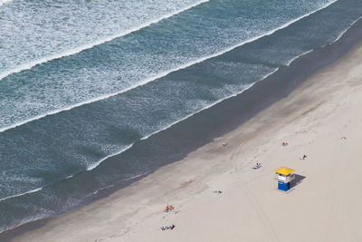 Aerial view of beach