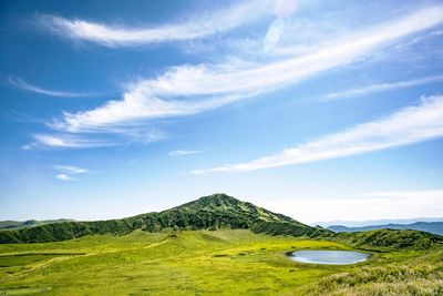 Scenic view of landscape against sky