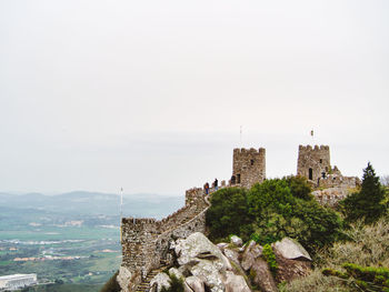 Old castle against clear sky