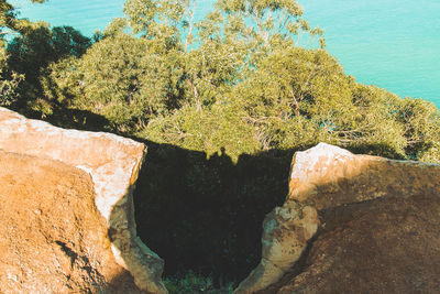 Rocks by sea