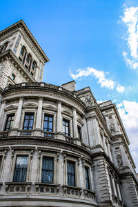 Low angle view of building against sky