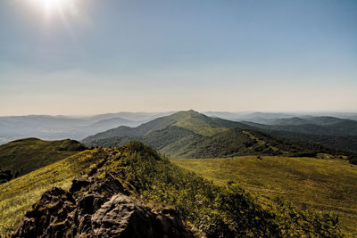 Scenic view of landscape against sky