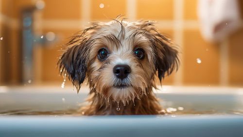 Close-up portrait of dog