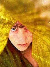 Close-up of young woman