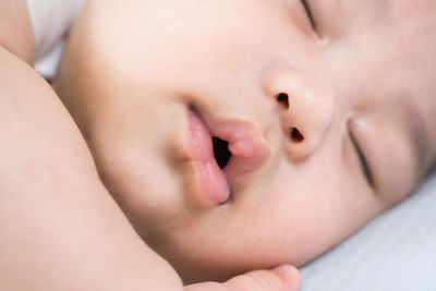 Close-up of cute baby