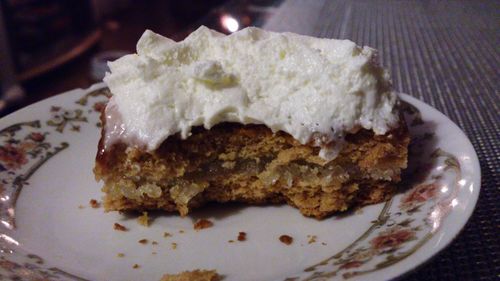 Close-up of ice cream in plate