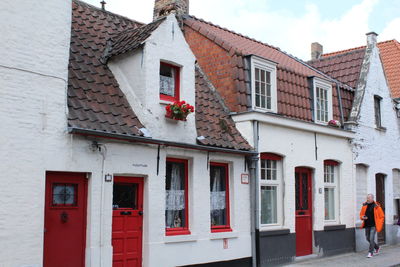 Red residential building