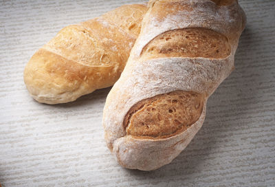 Close-up of bread on table