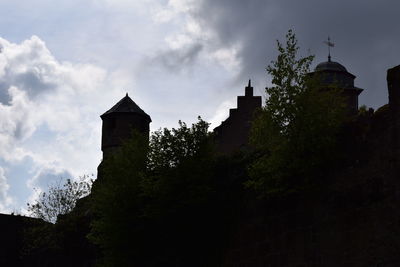 Low angle view of castle against sky