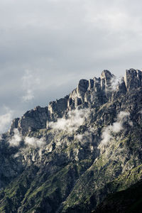 Scenic view of mountain against sky