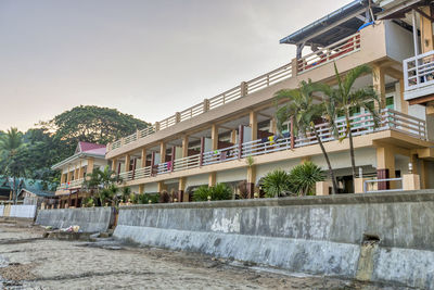 Low angle view of buildings against sky