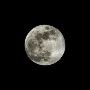 Close-up of moon against black sky