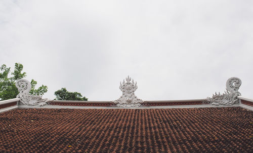 Low angle view of roof