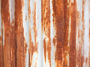 Full frame shot of rusty metal