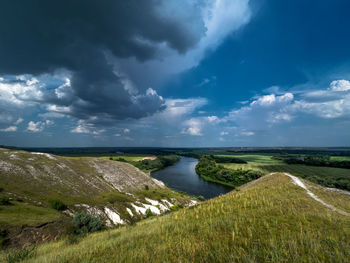 Panoramic view of landscape against sky