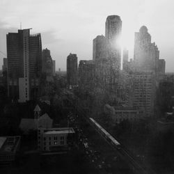 Buildings in city