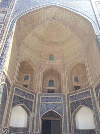 Low angle view of ornate building