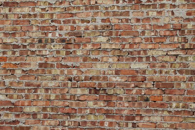 Full frame shot of brick wall