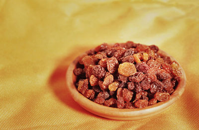 Close-up of roasted coffee beans