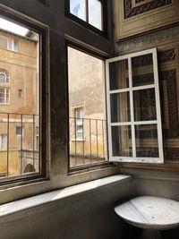 View through the window from vatican museums 