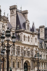 Low angle view of building against sky