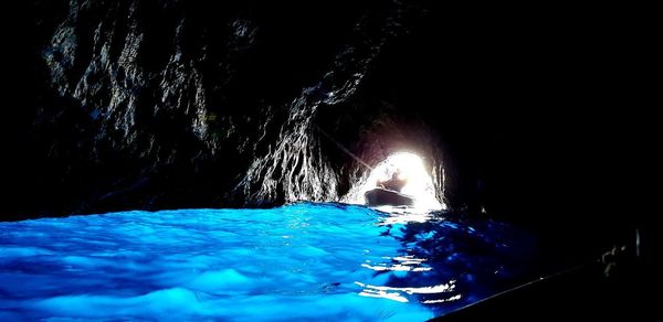 Swimming pool in sea