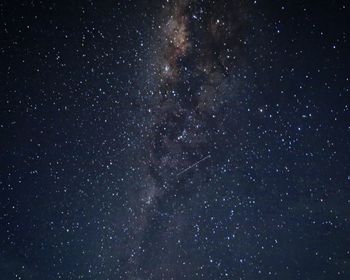 Star field against sky at night