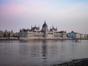 River with buildings in background