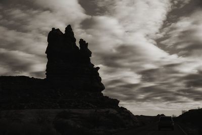 Low angle view of cloudy sky