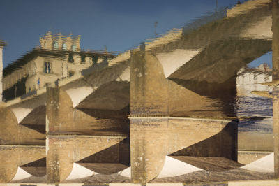 Close-up of built structure against the sky