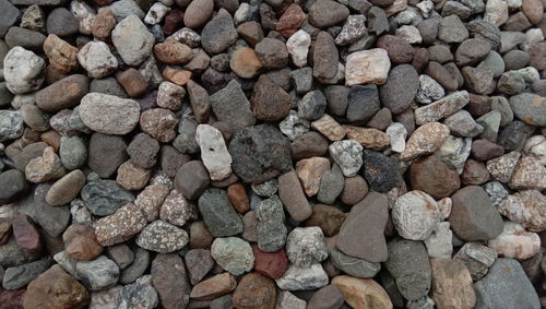 Full frame shot of stones