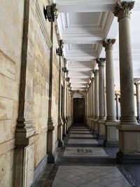 Corridor of building