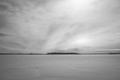 View of calm sea against the sky