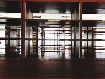 Interior of empty building