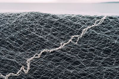 Close-up of fishing net